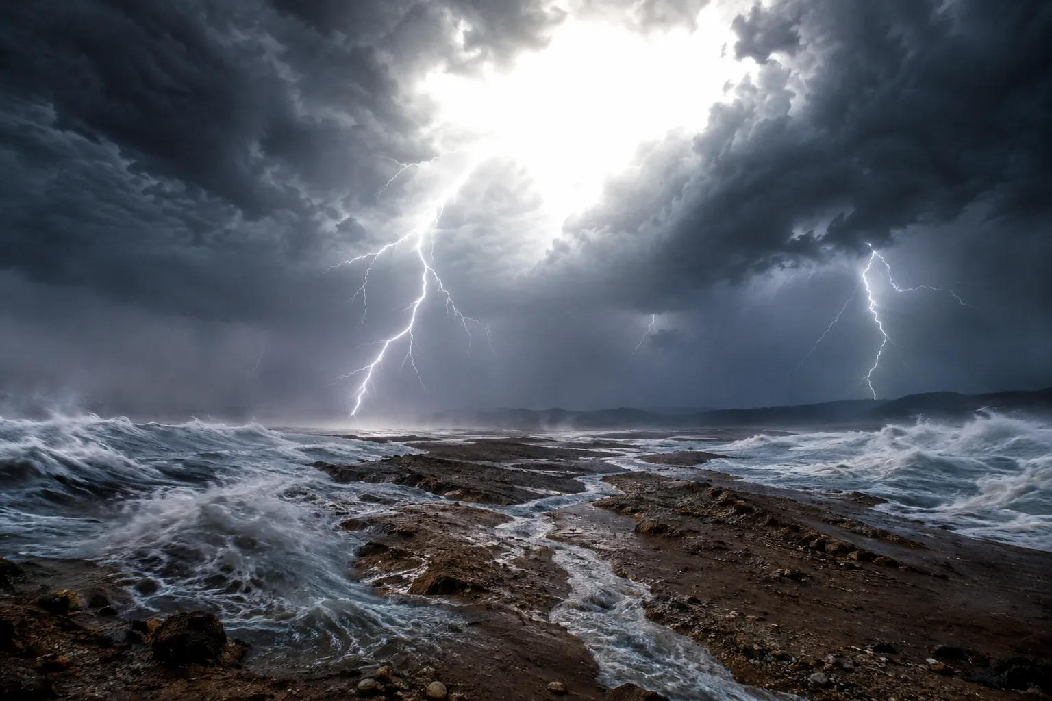 Lightning routs the foes (2 Samuel 22:14–16)