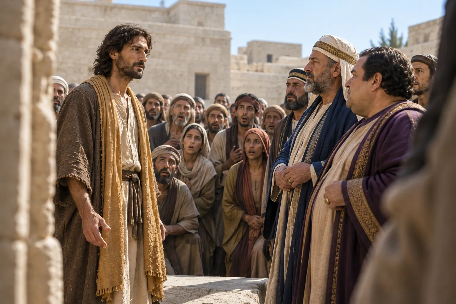 The crowd astonished (Matthew 22:29–33)