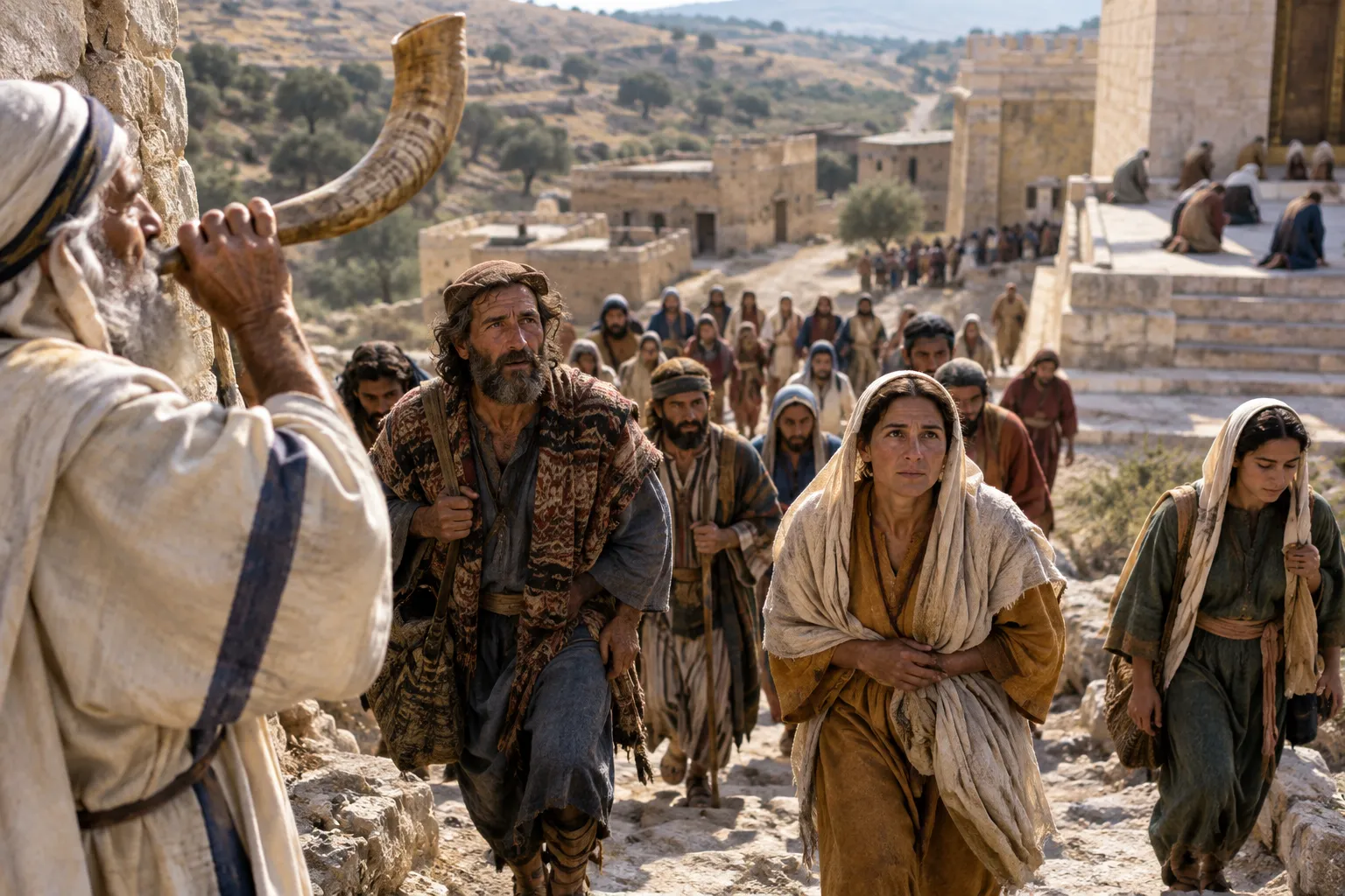 Gathered at the Great Ram’s Horn (Isaiah 27:12–13)