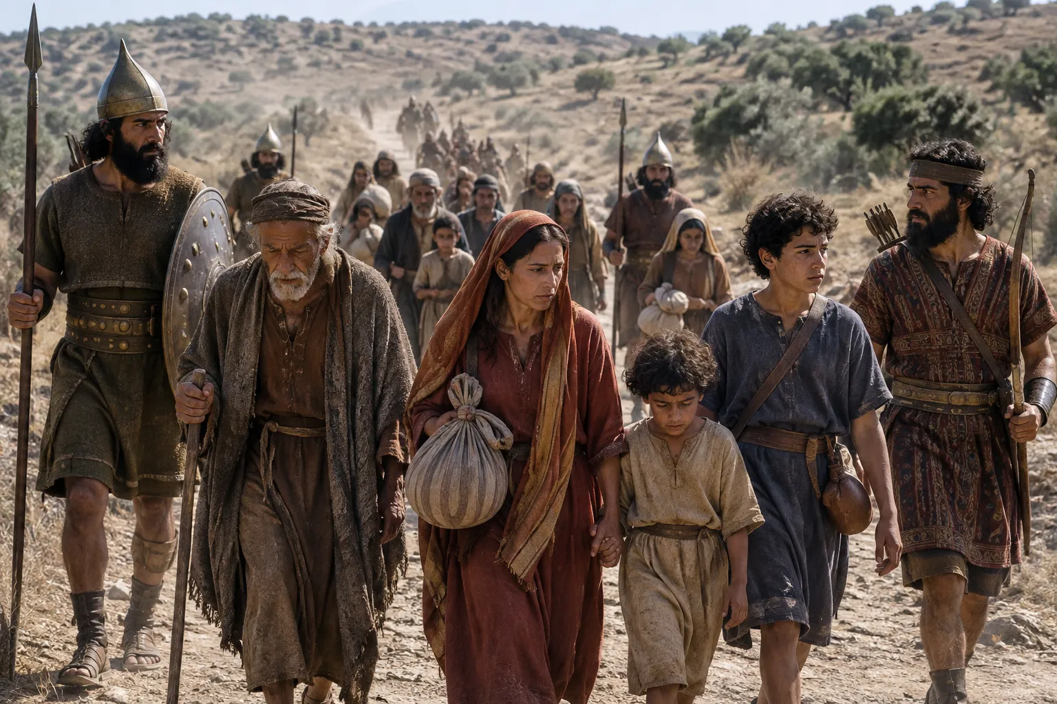 The eastern tribes are taken into exile (1 Chronicles 5:26)