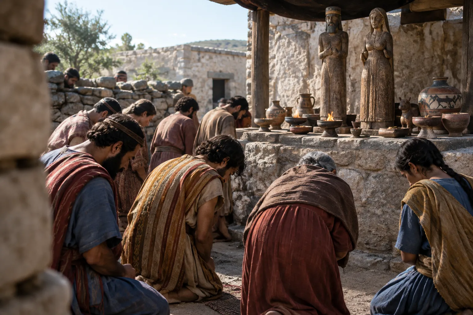 The new generation bows to other gods (Judges 2:10–13)