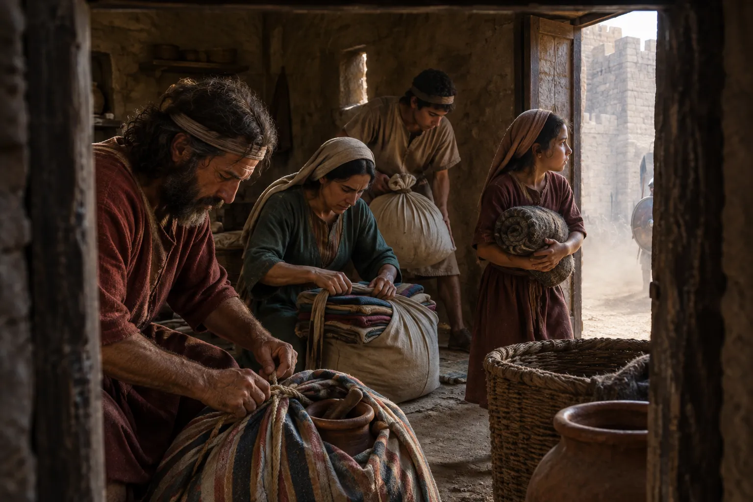 Gather your belongings under siege (Jeremiah 10:17–18)