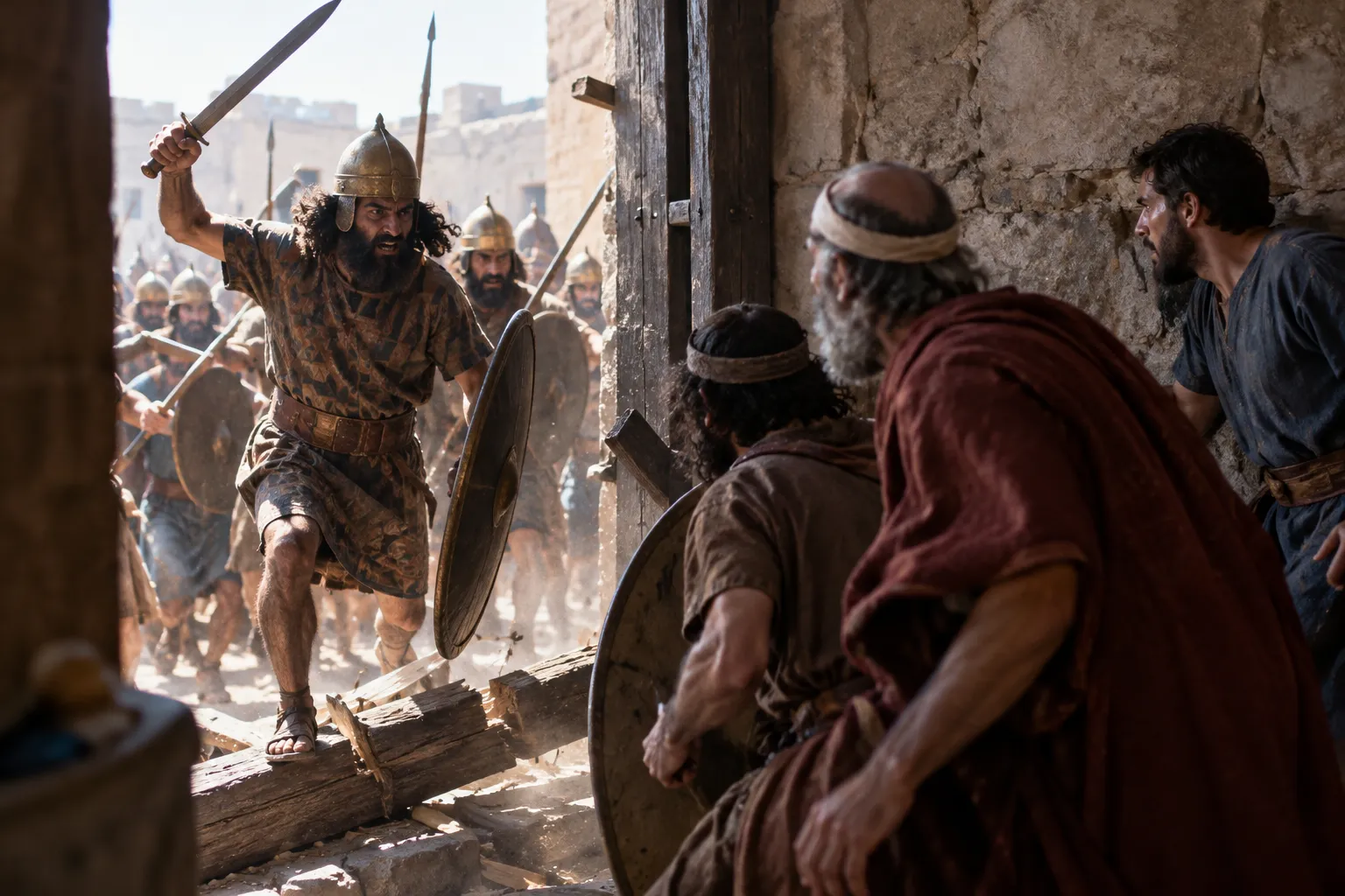 The Sword at the Gate (Hosea 11:6)