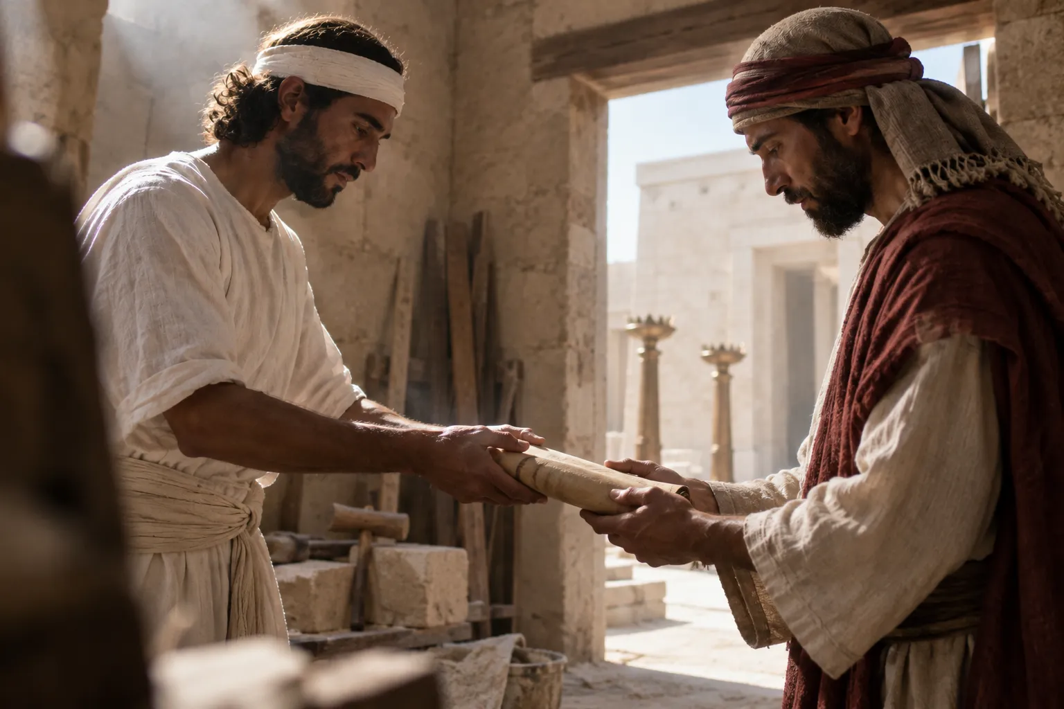 Hilkiah Gives Shaphan the Found Law (2 Chronicles 34:14–15)