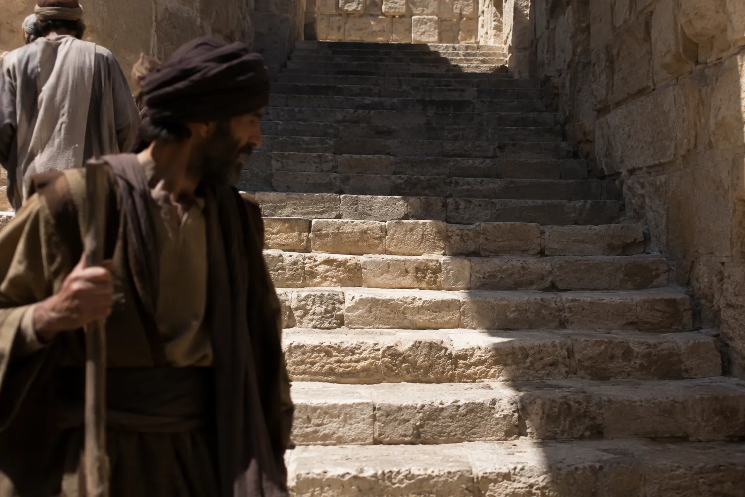 The sunlight goes back ten steps (Isaiah 38:8)