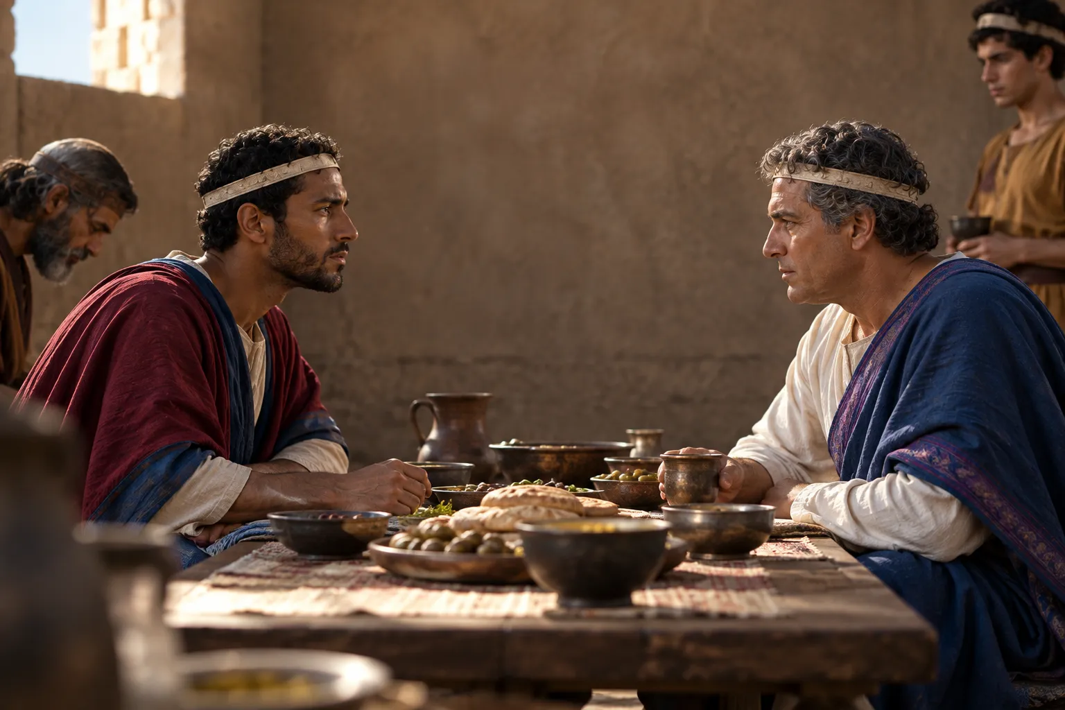 Lies at the table (Daniel 11:27)