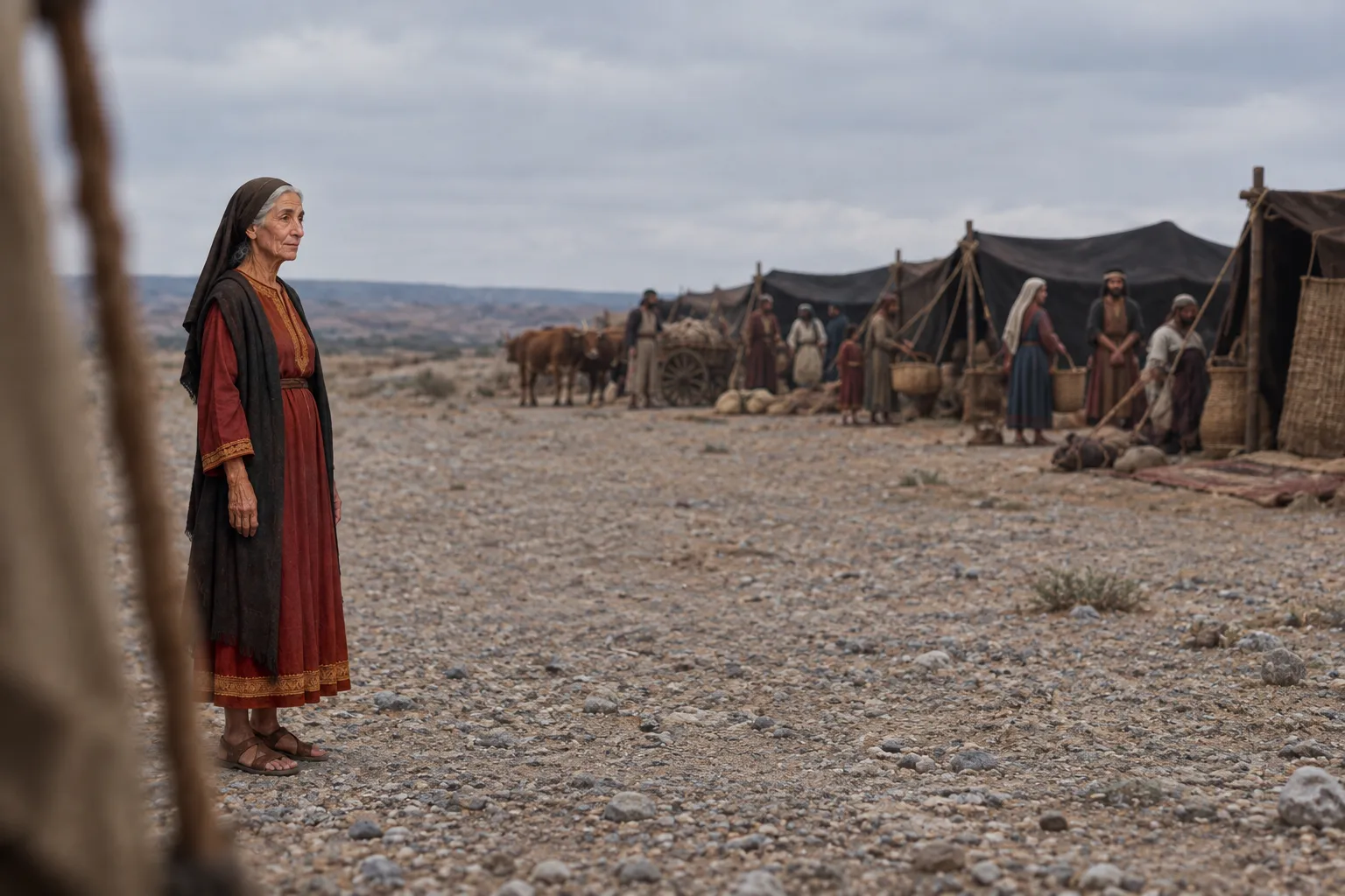 Miriam Outside the Camp (Numbers 12:14–15)