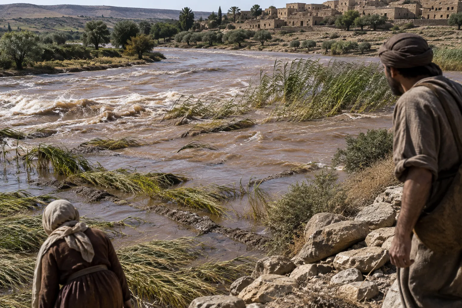 The Waters Overwhelm the Land (Job 12:15)