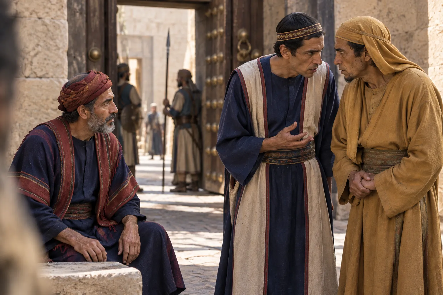 Mordecai discovers the conspiracy (Esther 2:21)
