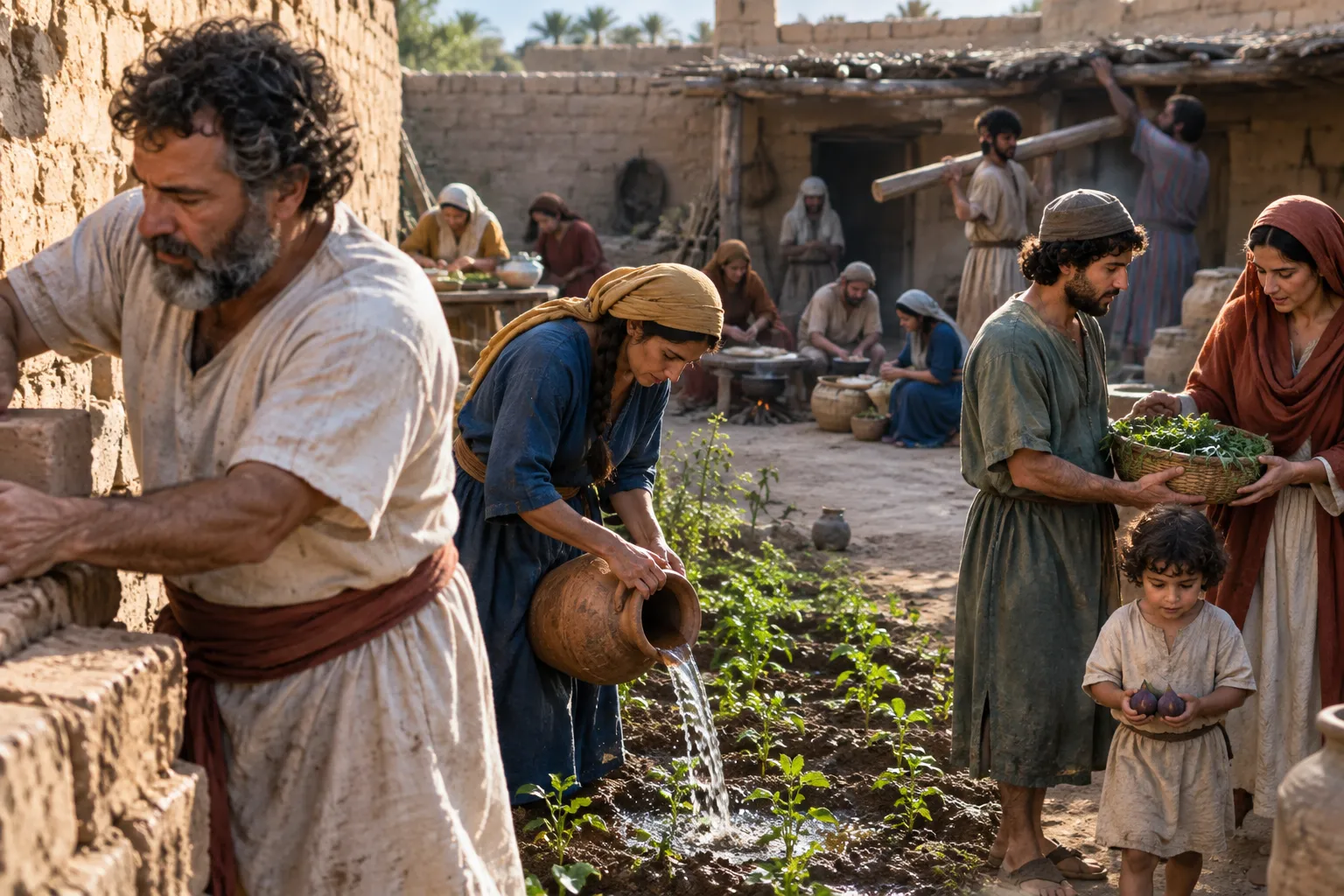 Build, plant, and settle down (Jeremiah 29:5–7)