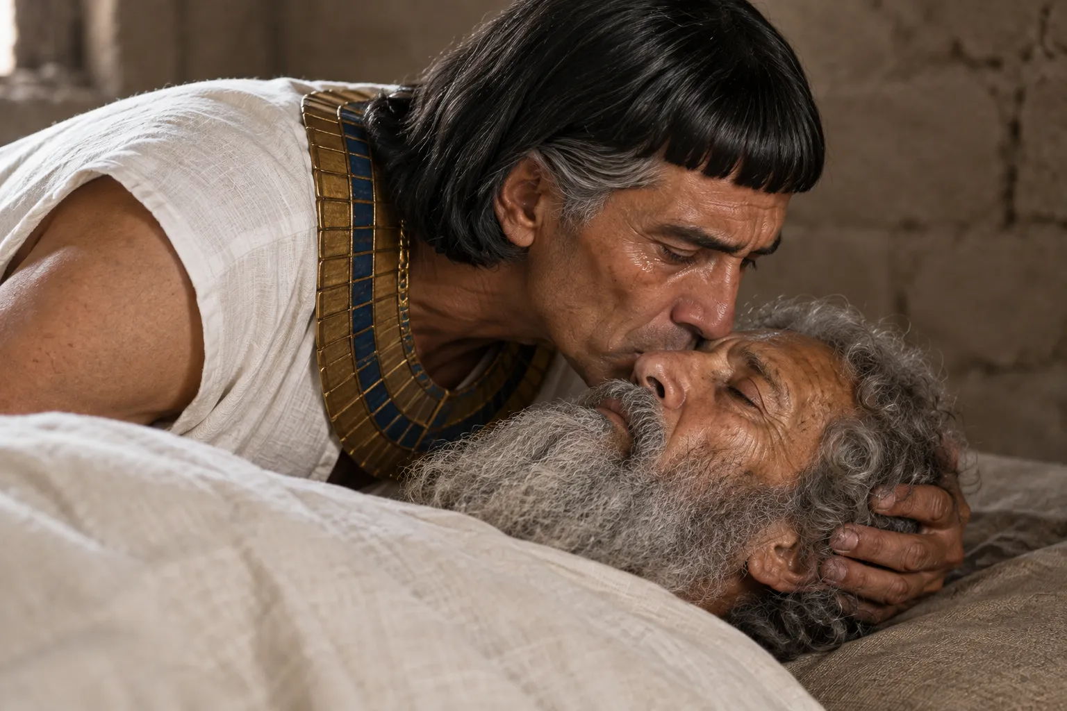 Joseph Grieves Over Jacob (Genesis 50:1)