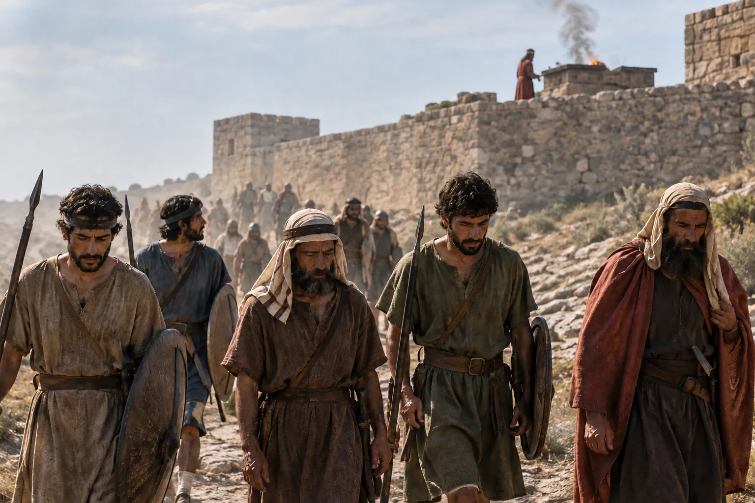 Withdrawal from the Wall (2 Kings 3:27)