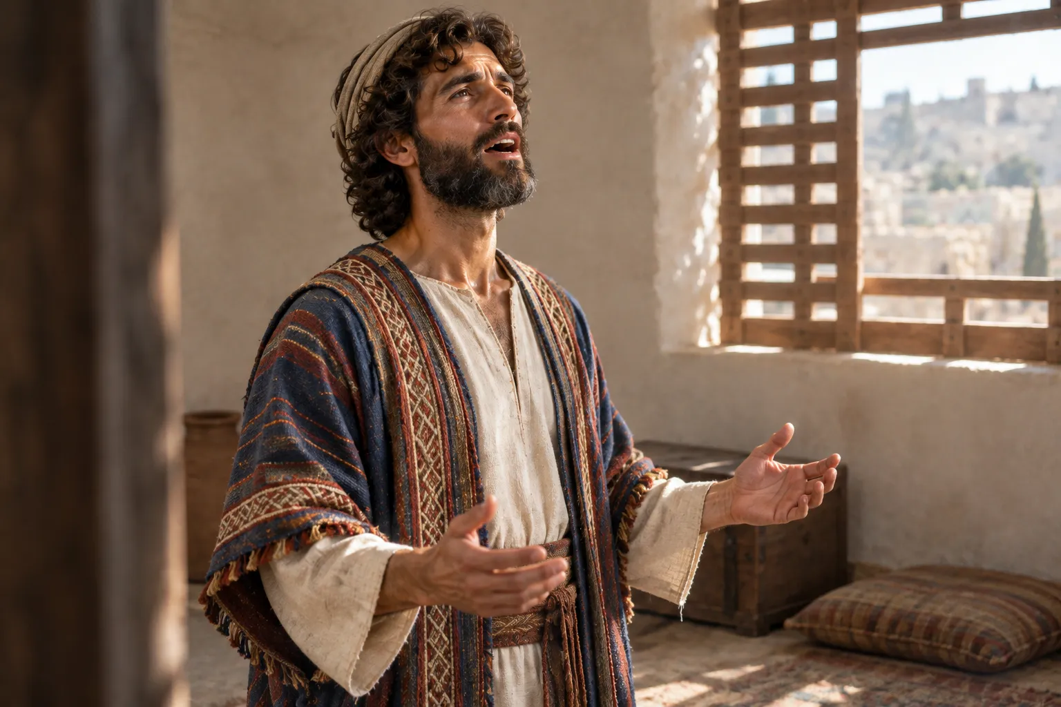 David sings of devotion and justice (Psalms 101:1–2)