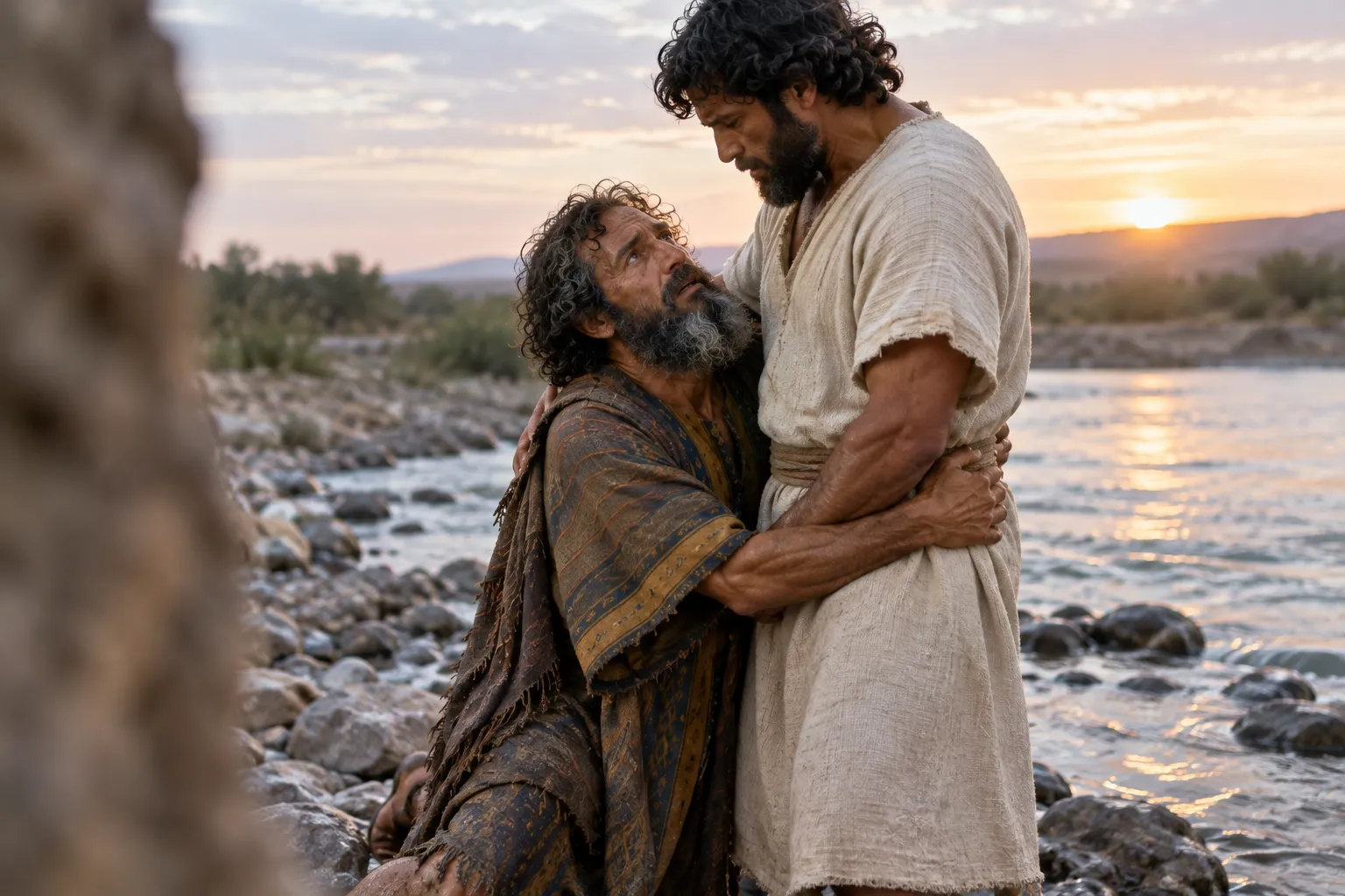 Jacob Clings at Daybreak (Genesis 32:24–29)
