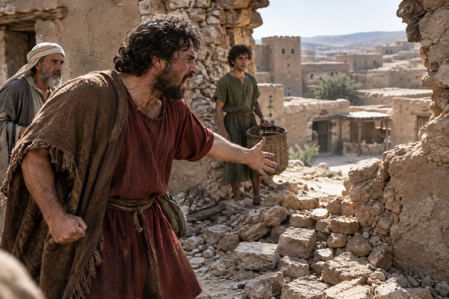 A temper like a city with broken walls (Proverbs 25:28)