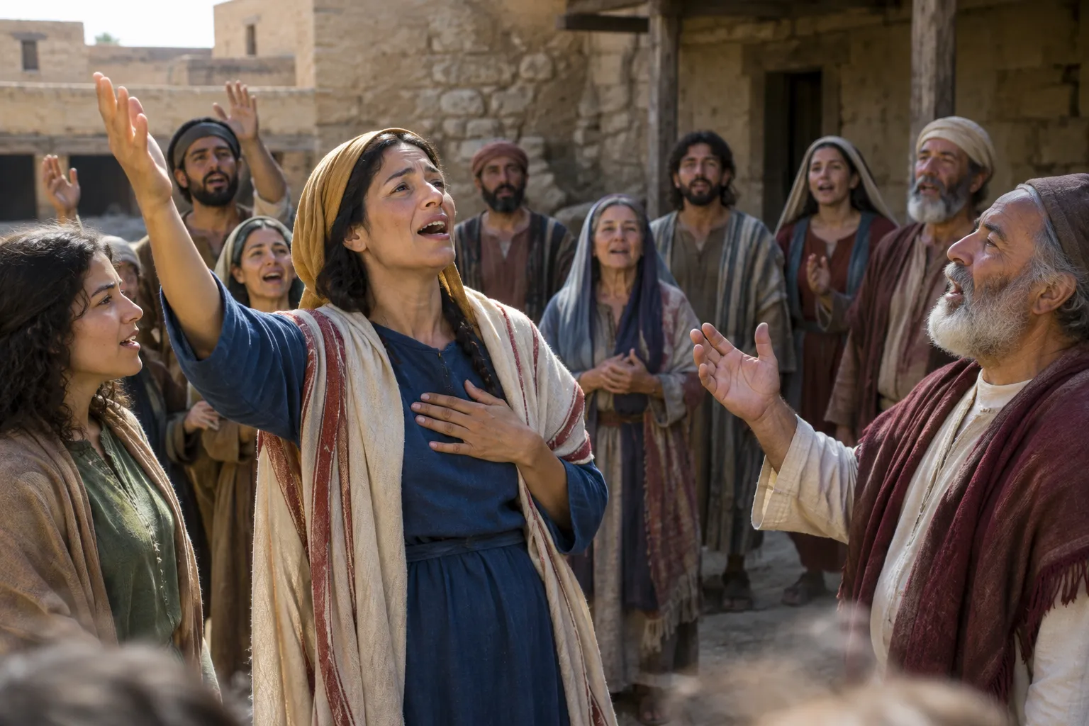 Zion cries out and sings (Isaiah 12:4–6)