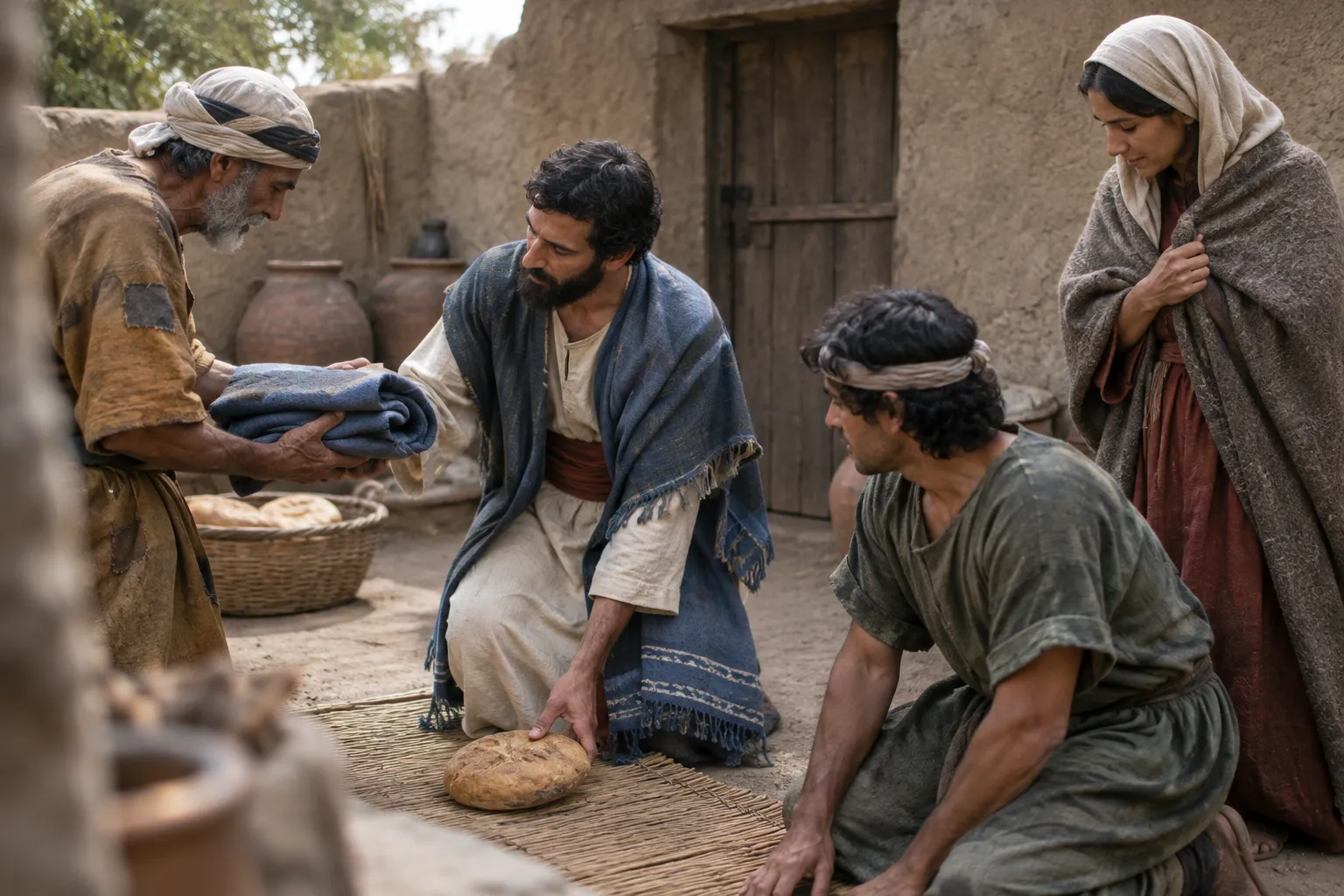 The righteous man restores and provides (Ezekiel 18:5–9)