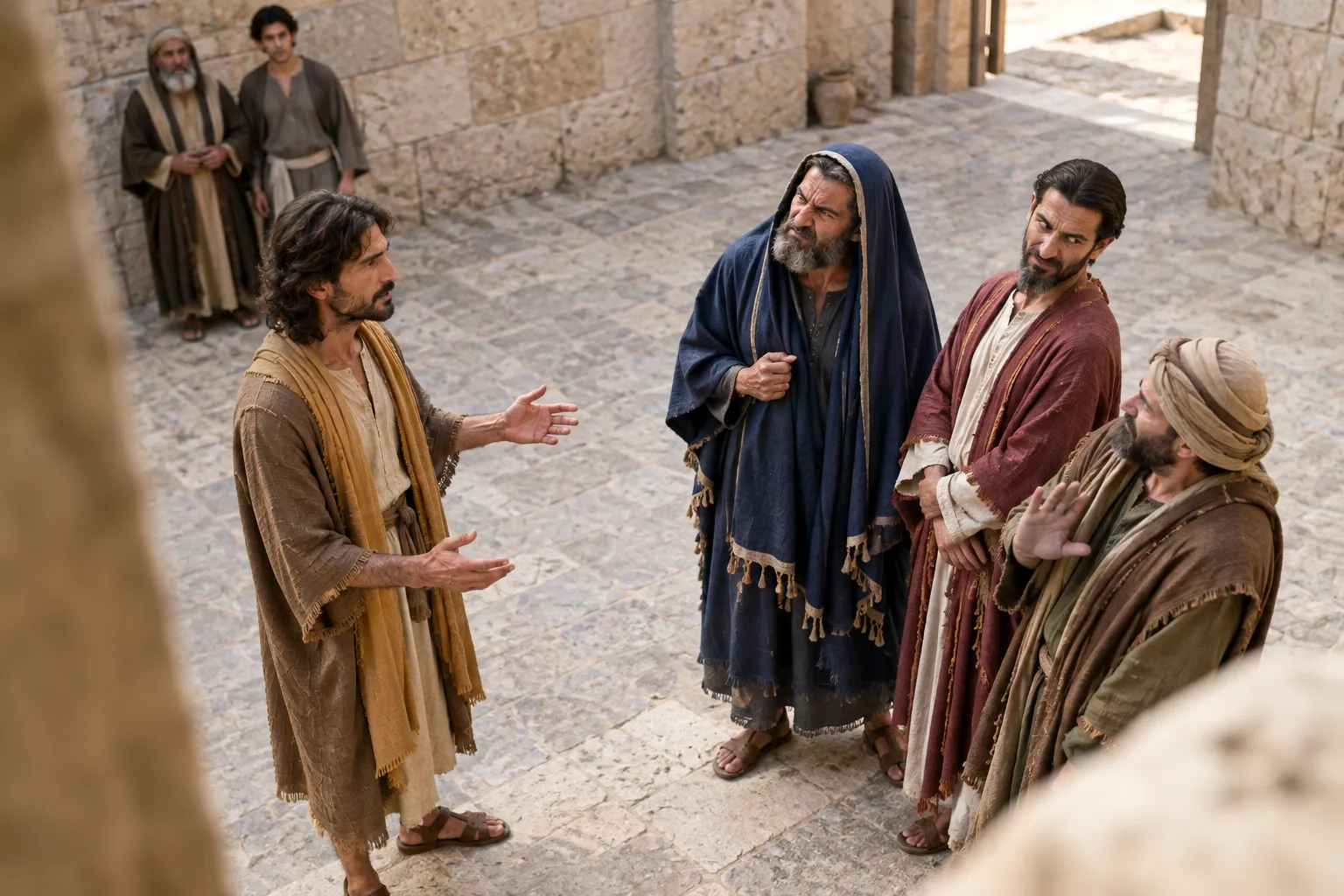 The Pharisees scoff at Jesus (Luke 16:14–15)