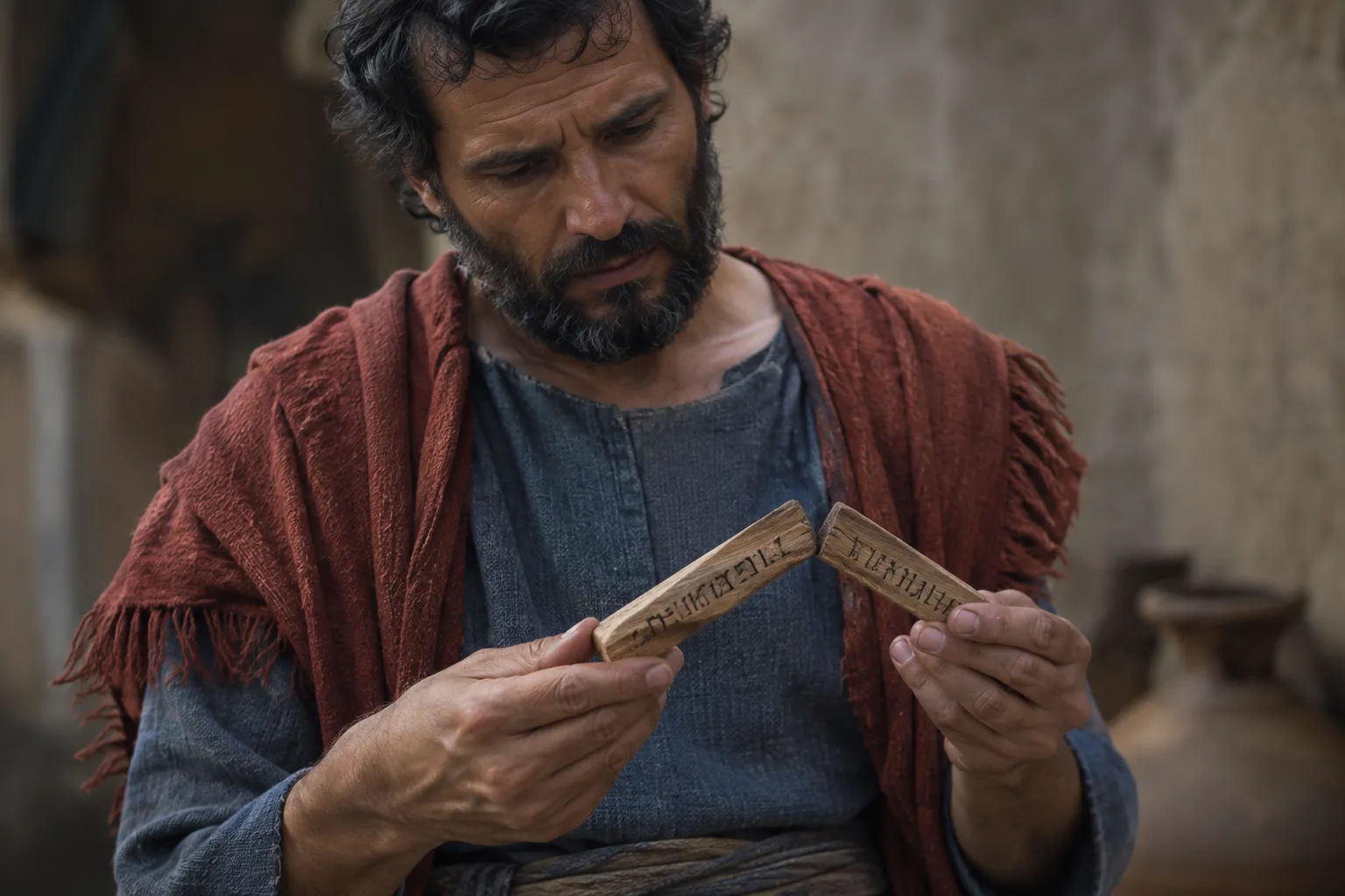Two Sticks Joined as One (Ezekiel 37:16–17)
