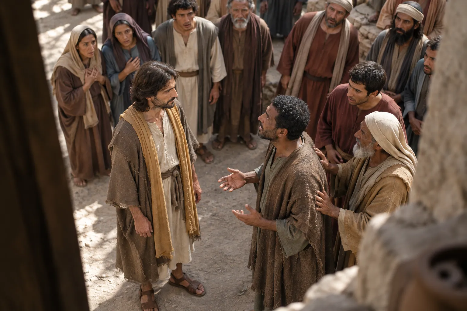 Sight and speech restored (Matthew 12:22–23)