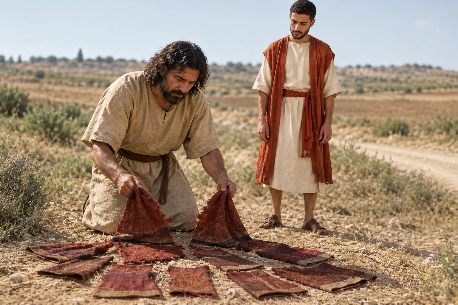 The Cloak Torn into Twelve Pieces (1 Kings 11:29–31)