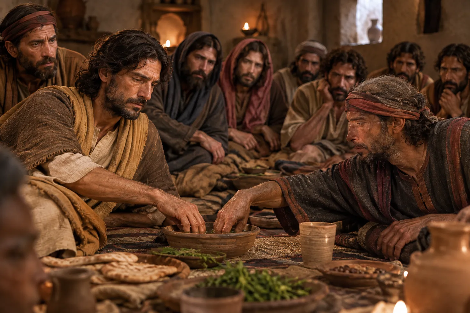 The shared bowl (Mark 14:17–21)