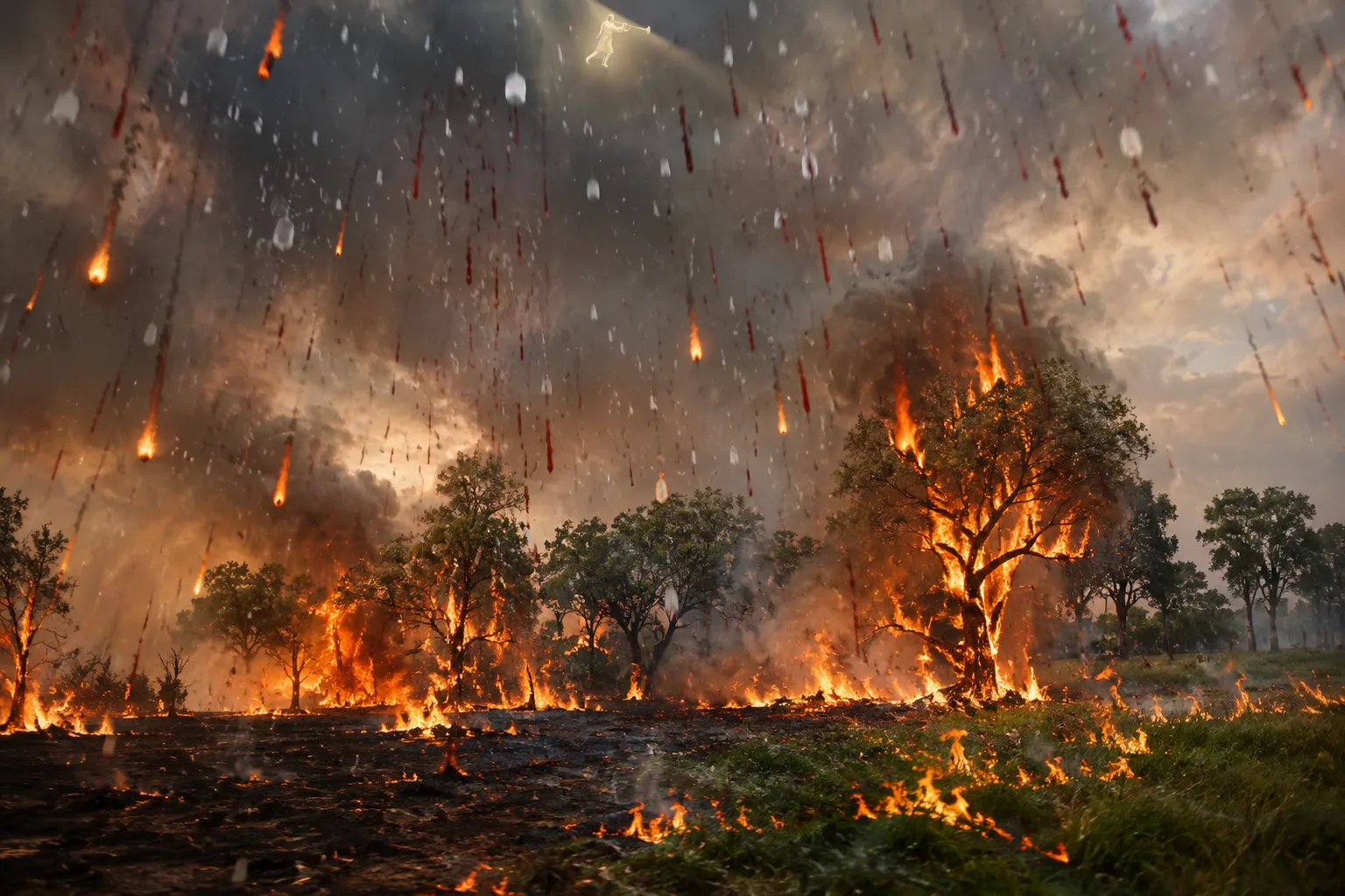 The First Trumpet: Hail, Fire, and Blood (Revelation 8:7)