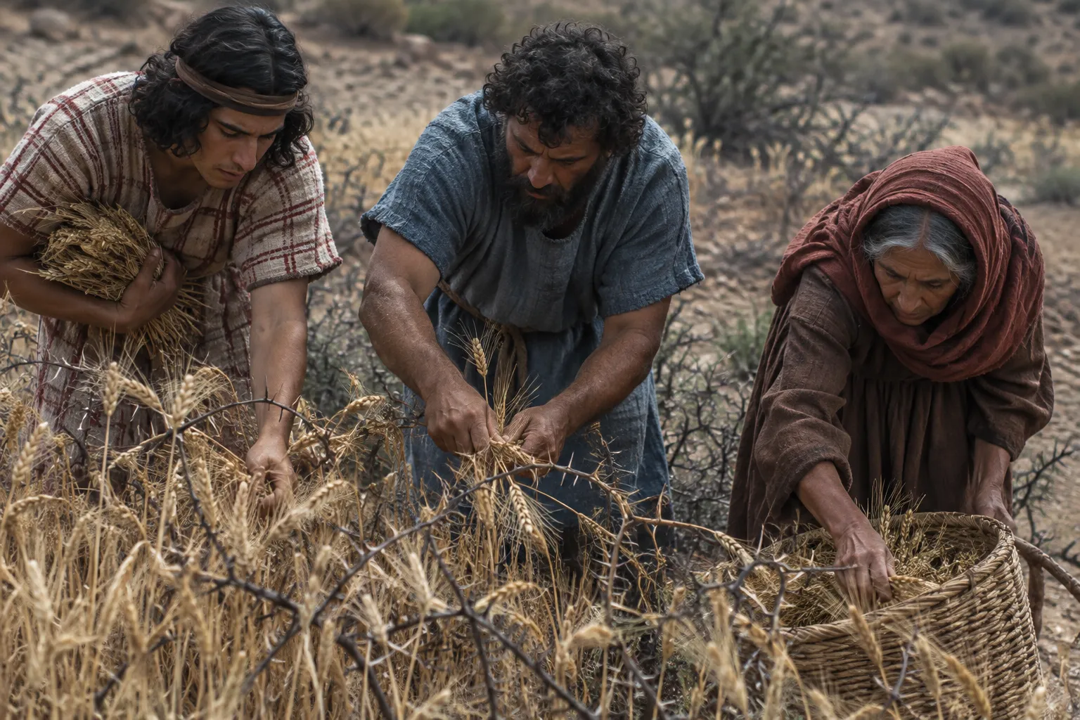 The hungry take the harvest (Job 5:5)