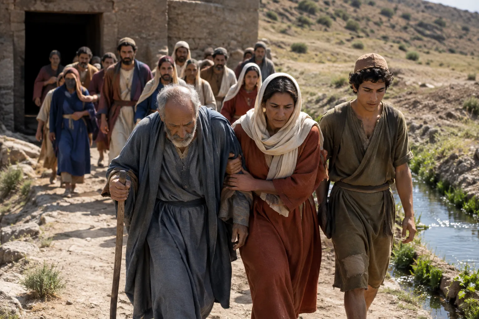 Prisoners come out into daylight (Isaiah 49:9–12)