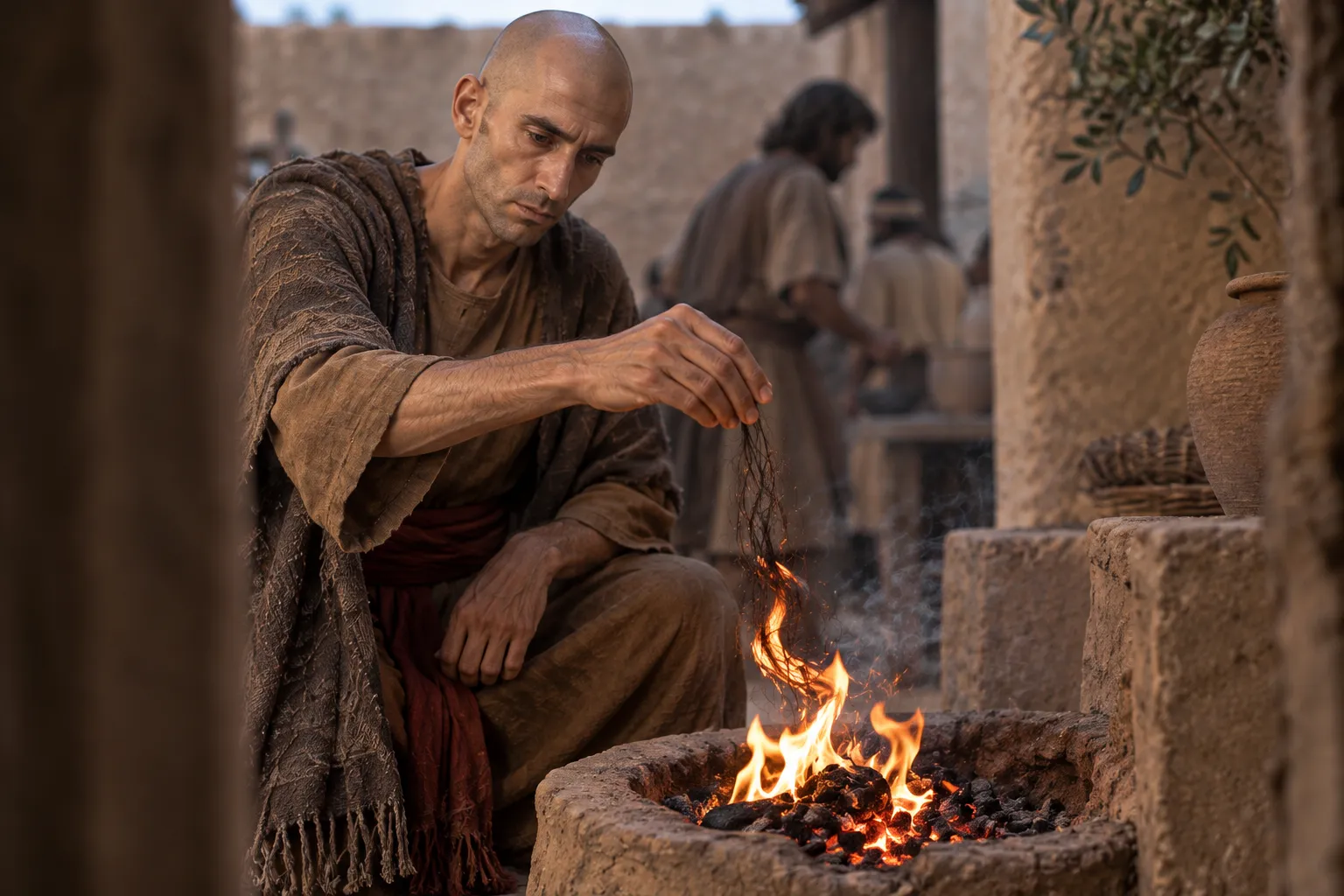 Fire from the Few Strands (Ezekiel 5:4)