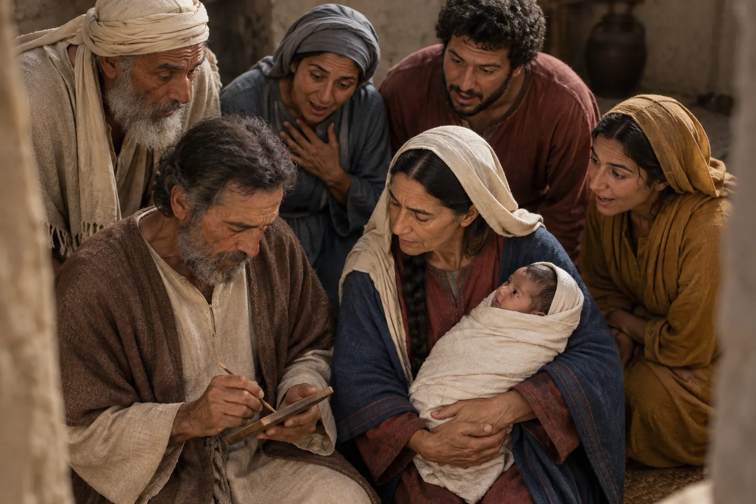 Zechariah Names the Child (Luke 1:59–64)