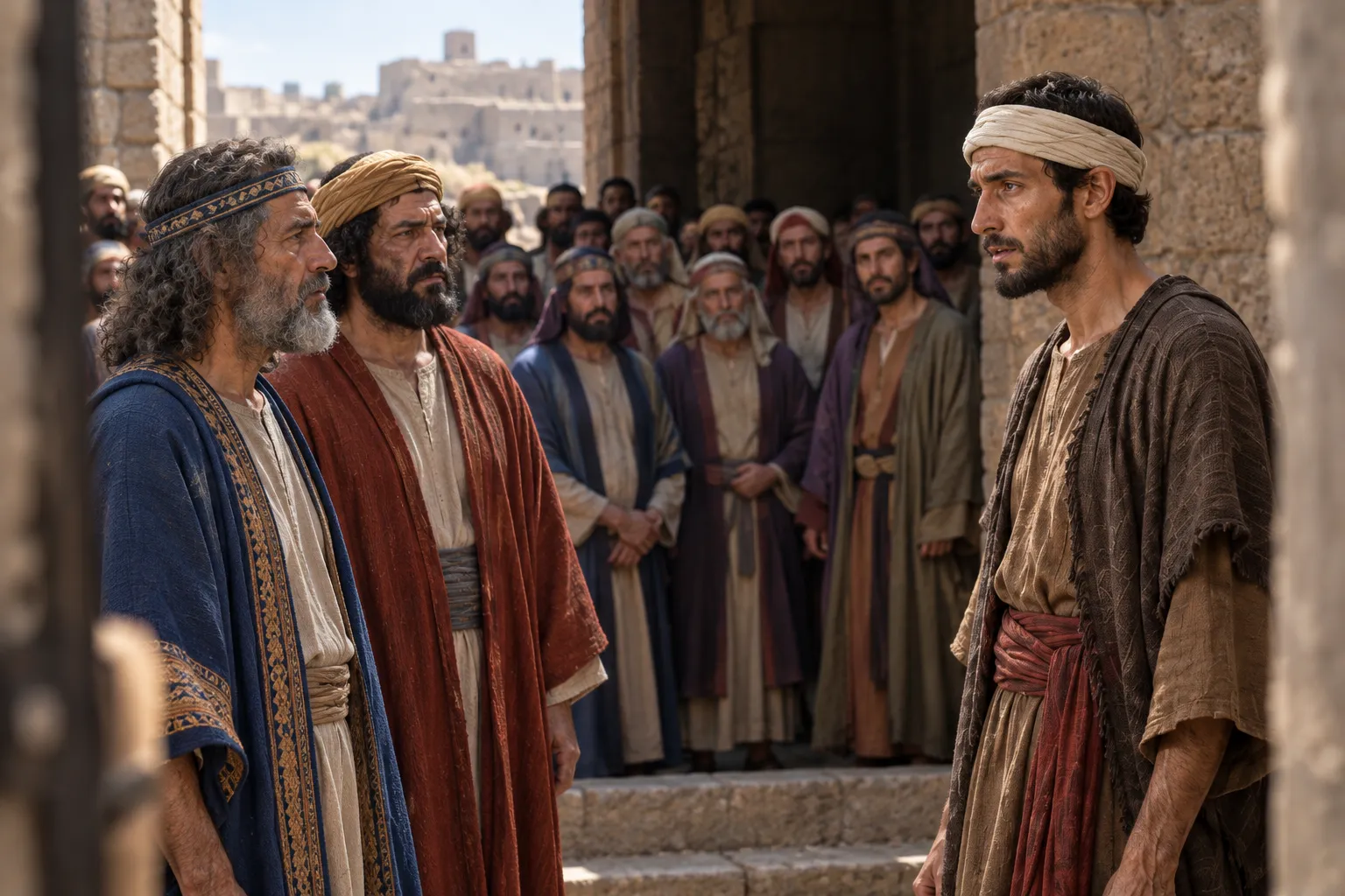 The leaders at the east gate (Ezekiel 11:1)