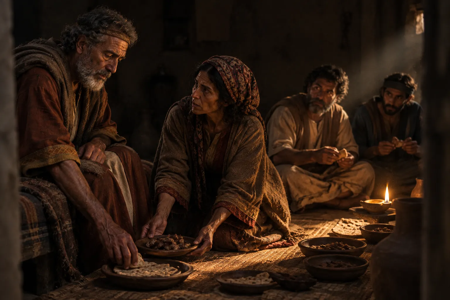 The Meal Before They Leave (1 Samuel 28:21–25)