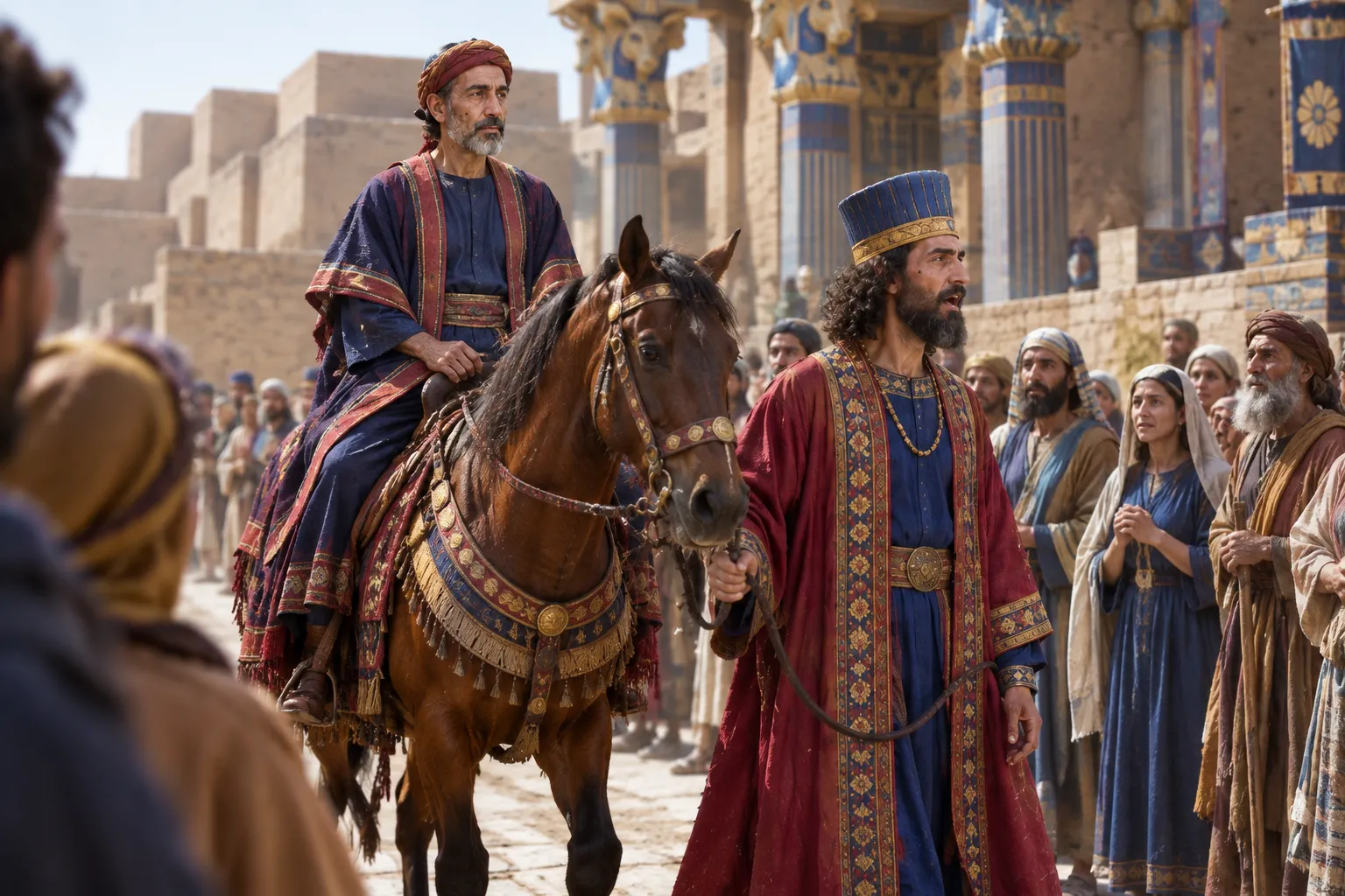 Mordecai Honored in the City Square (Esther 6:10–11)