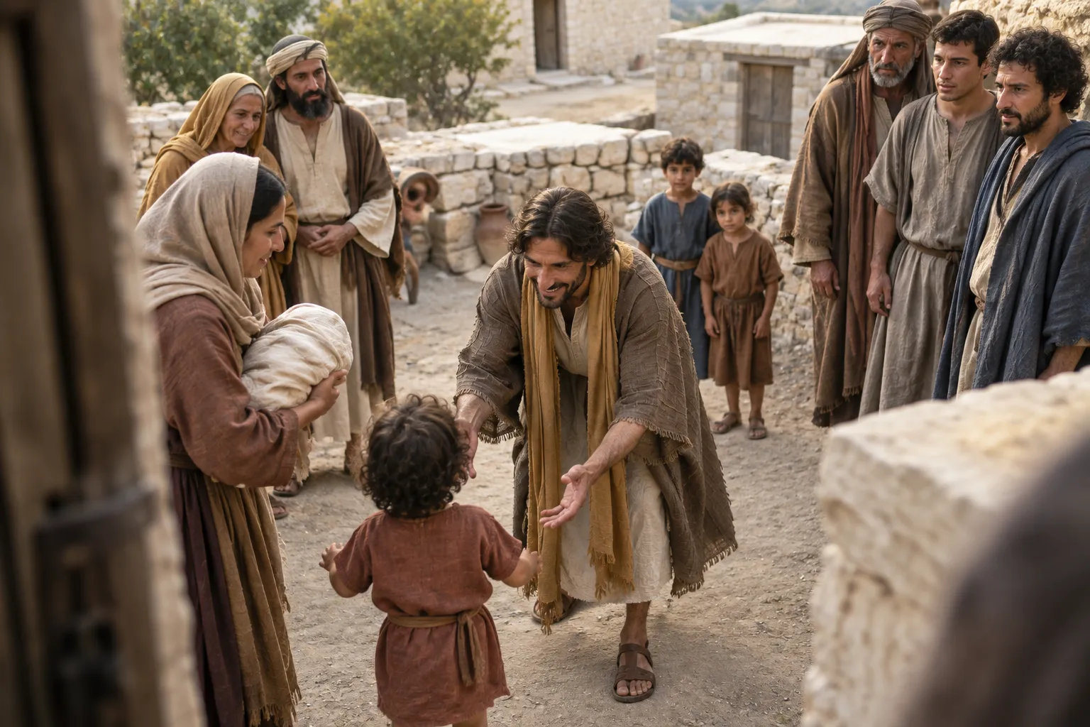 Jesus Welcomes the Children (Luke 18:15–17)