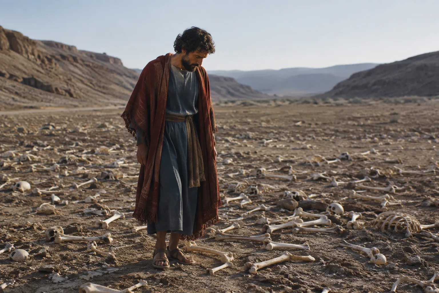 The Valley Full of Bones (Ezekiel 37:1–2)
