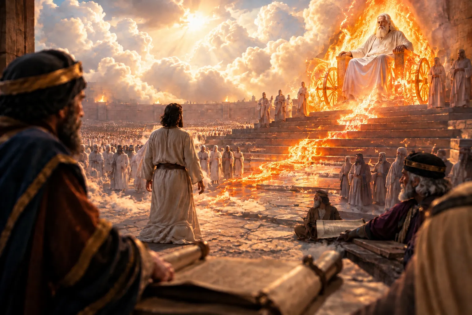 The Heavenly Court Convenes (Daniel 7:9–14)