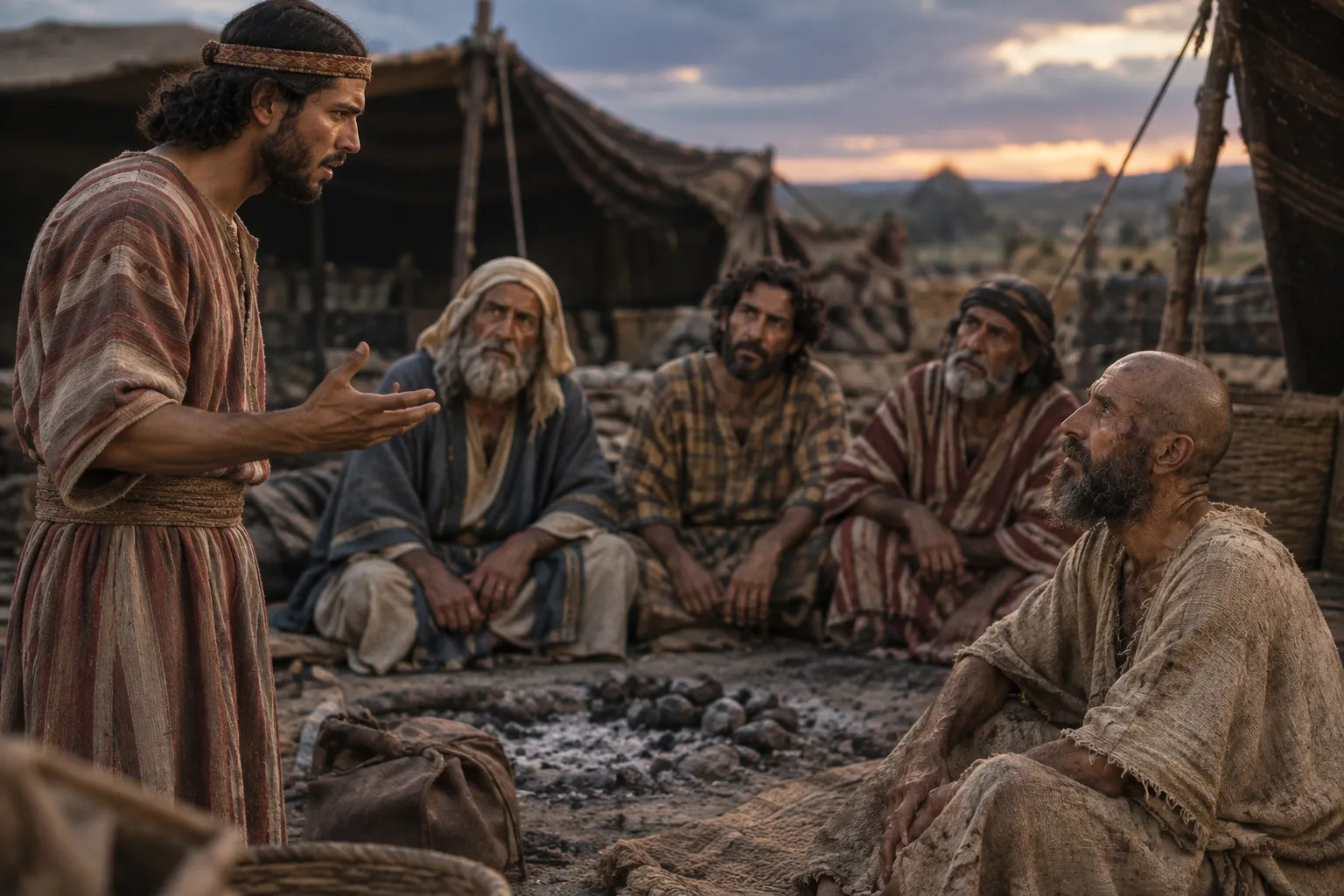 Elihu continues before Job and the elders (Job 36:1–4)