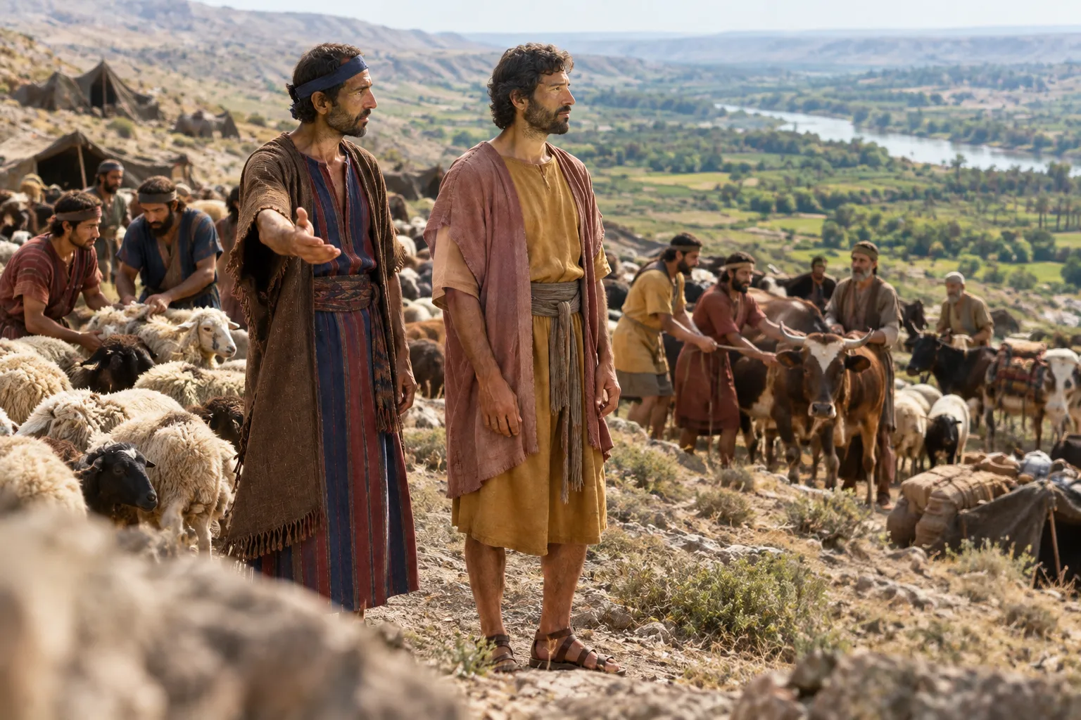 Abram Gives Lot the Choice (Genesis 13:8–11)