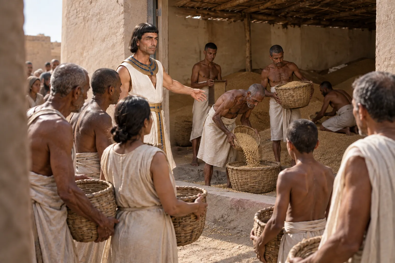 Grain for the Famine (Genesis 41:55–56)