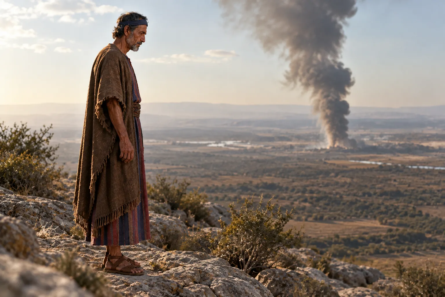 Abraham Sees Smoke Rising from the Plain (Genesis 19:27–28)