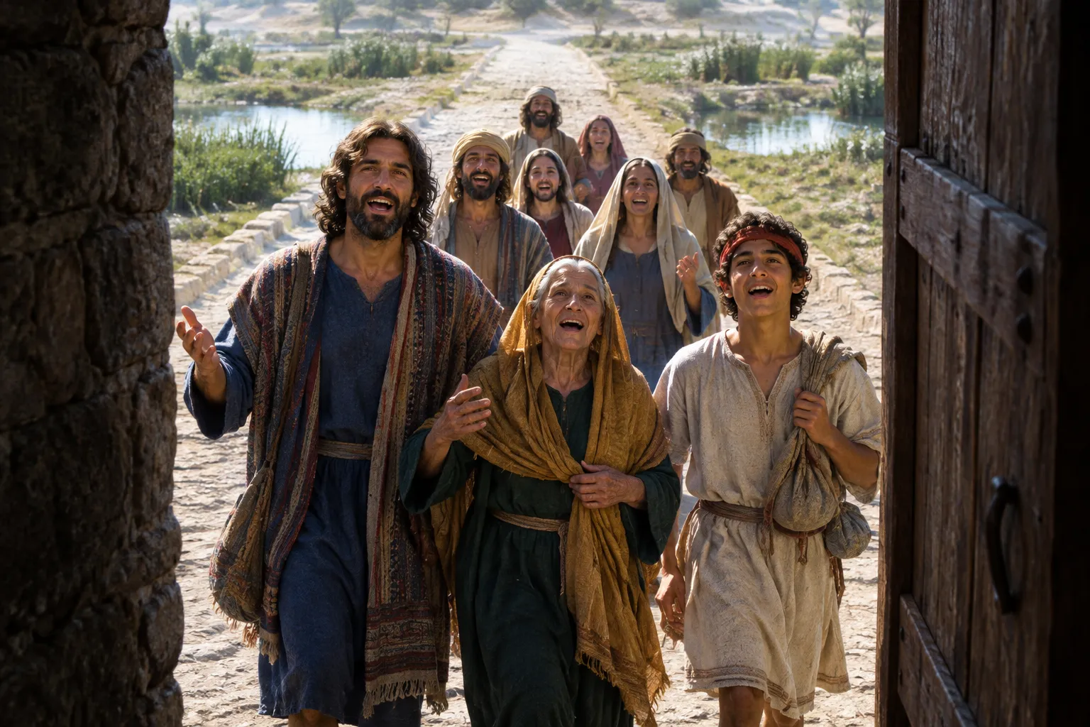 The Redeemed Enter Zion (Isaiah 35:8–10)
