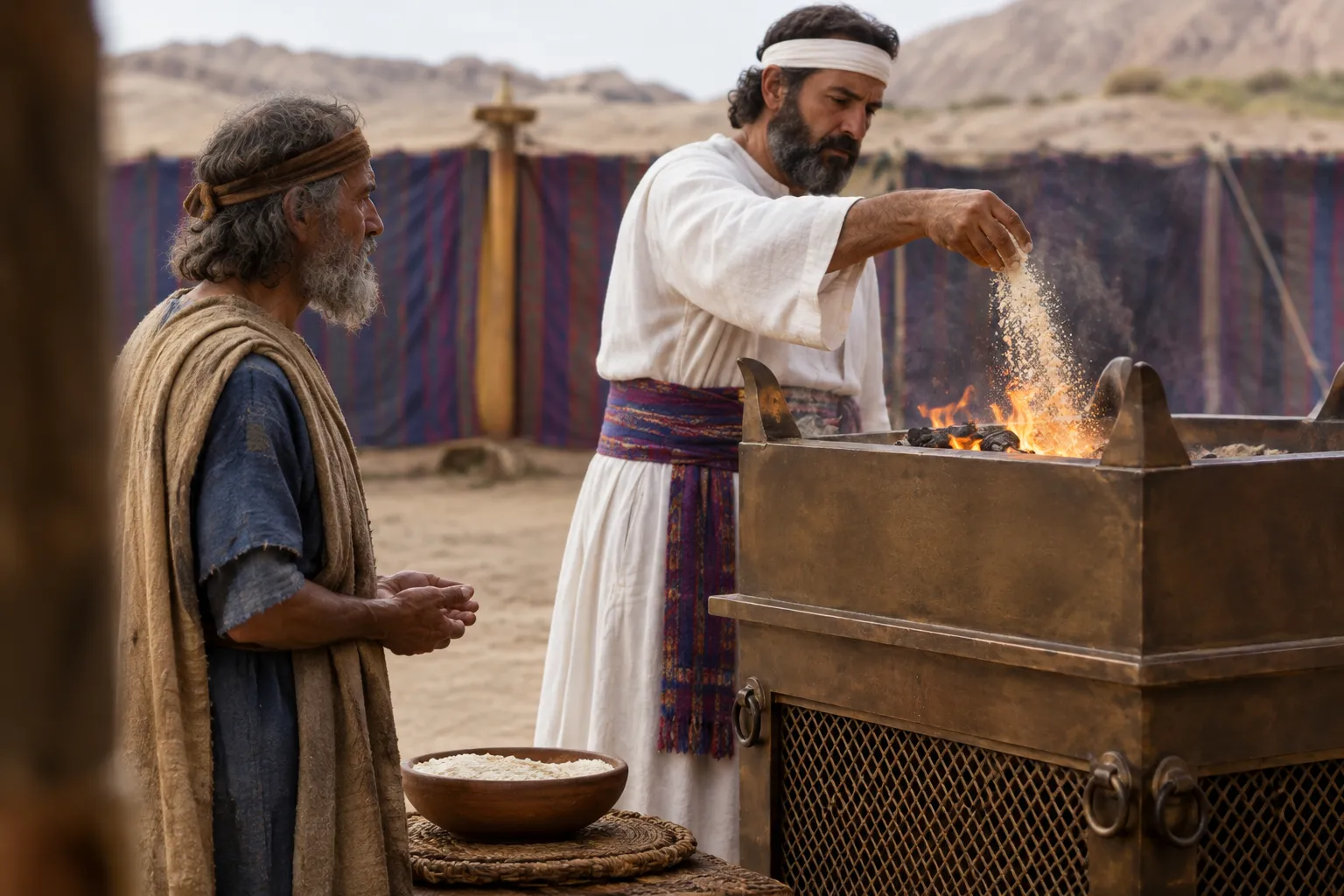 The plain-flour sin offering (Leviticus 5:11–13)