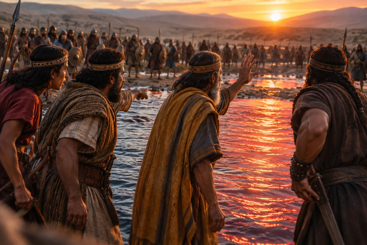 The Water Looks Like Blood (2 Kings 3:20–23)