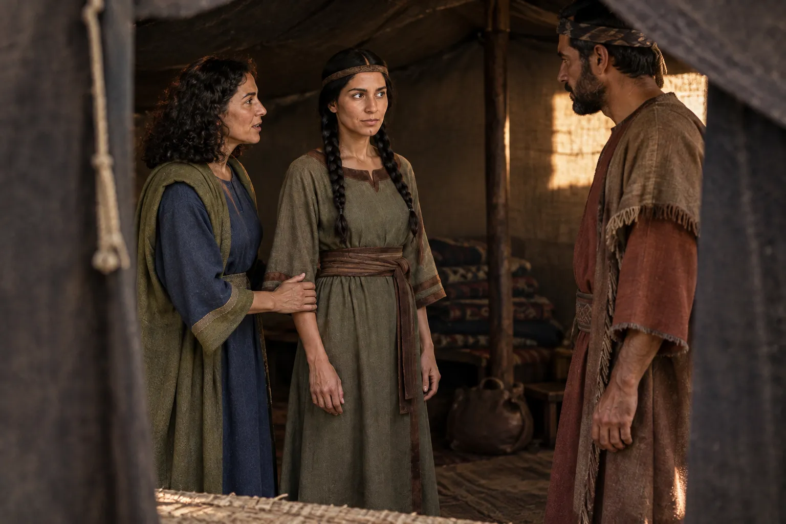 Sarai gives Hagar to Abram (Genesis 16:2–3)