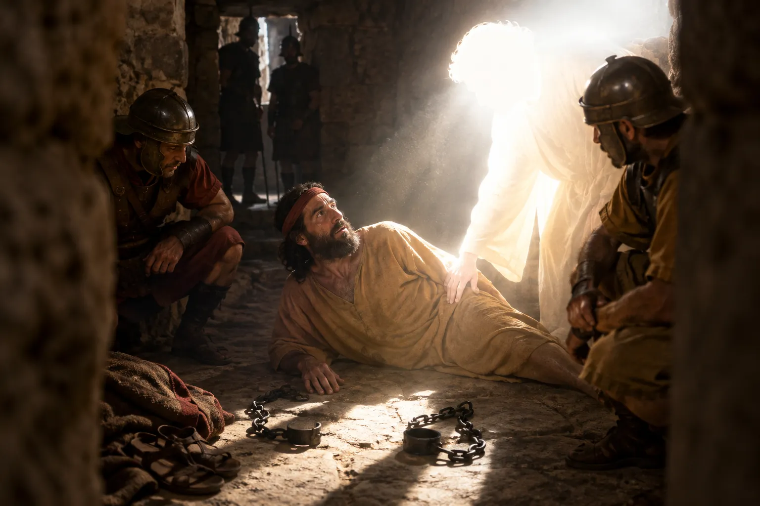 The Angel Wakes Peter (Acts 12:6–7)