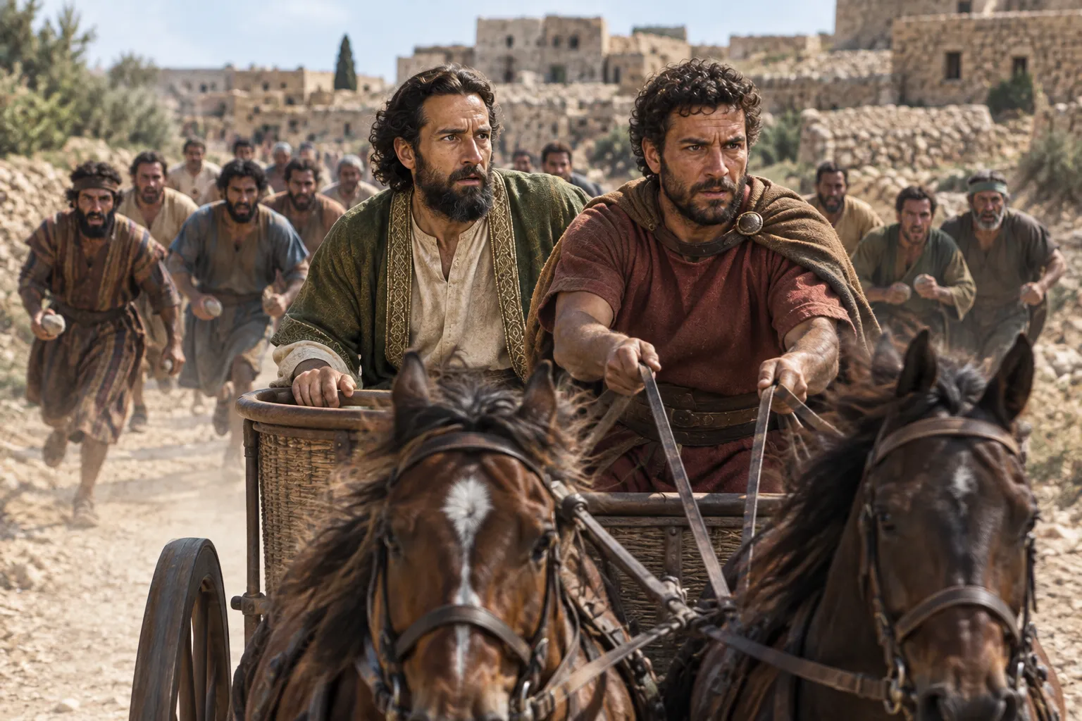 Rehoboam Flees (1 Kings 12:18)