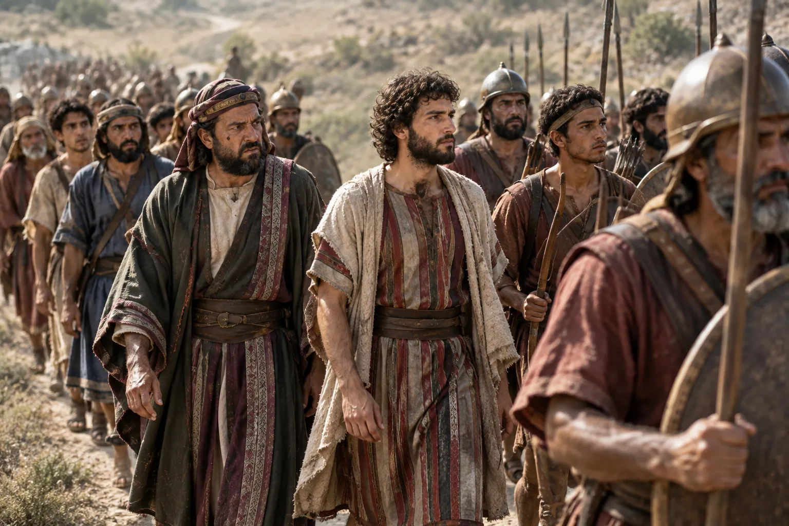 David at the Rear of the Philistine March (1 Samuel 29:1–2)