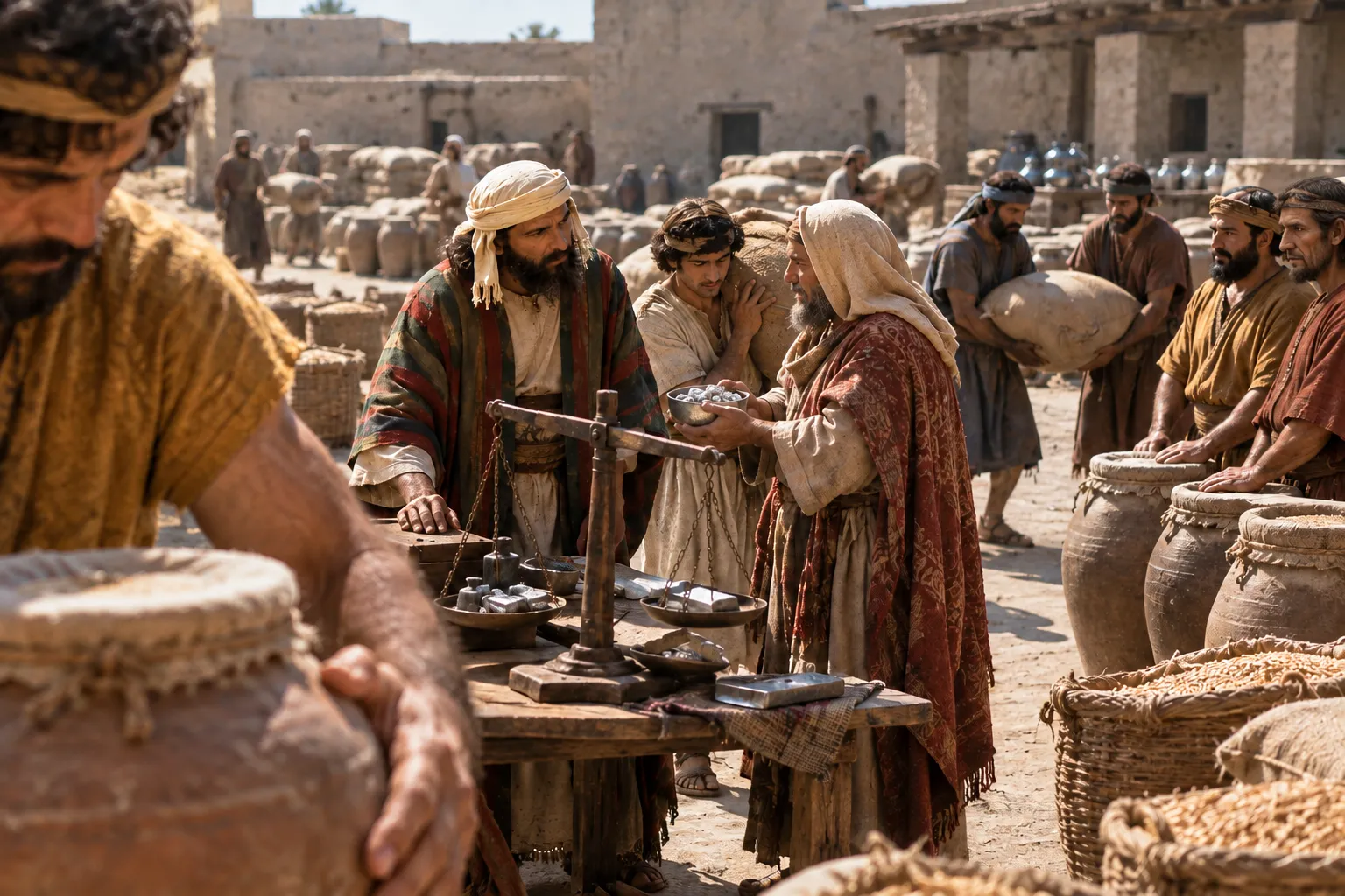 The Ammonites pay tribute (2 Chronicles 27:5)