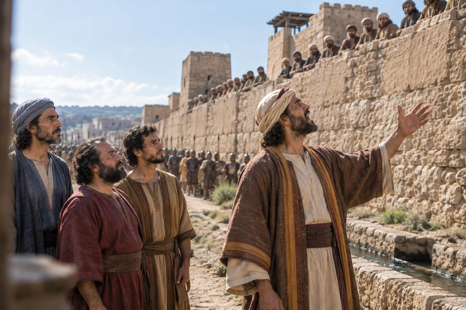 Rabshakeh challenges Jerusalem (2 Kings 18:27–36)